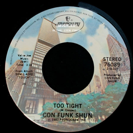 Con Funk Shun - Play Widit / Too Tight side B