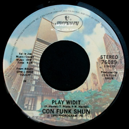 Con Funk Shun - Play Widit / Too Tight side A