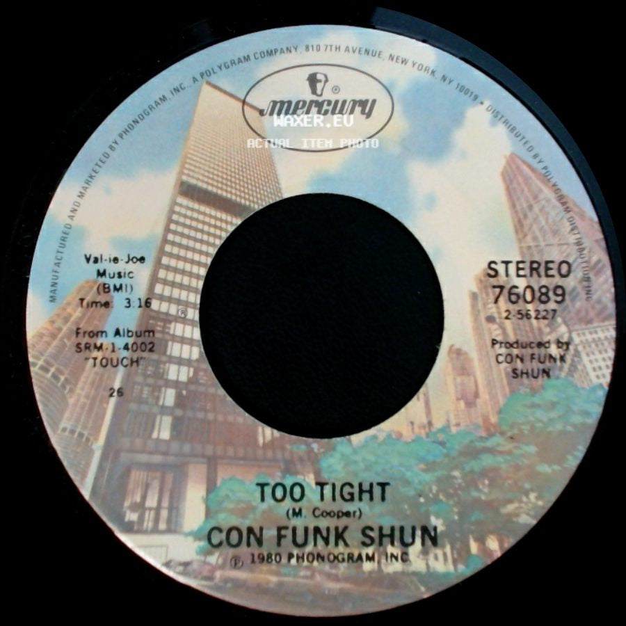 Con Funk Shun - Play Widit / Too Tight side B