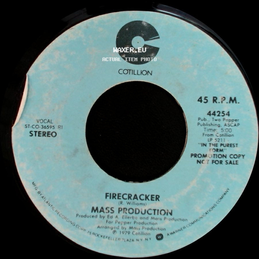 Mass Production - Firecracker / Firecracker side B