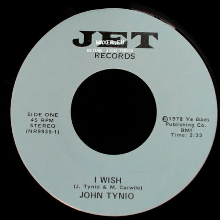 John Tynio - I Wish / Baby side A