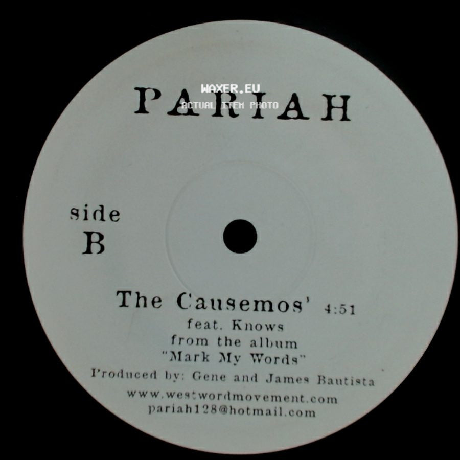 Pariah - Maximum Reaction / The Causemos' side B