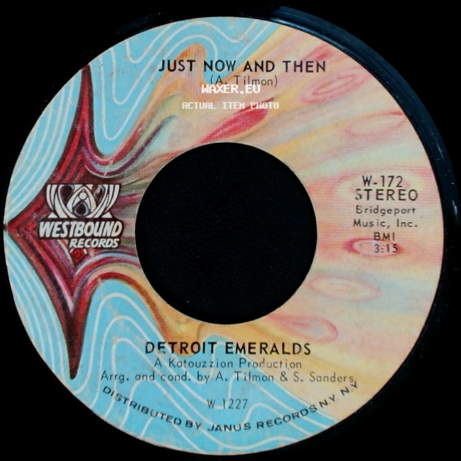 Detroit Emeralds - Just Now And Then / Do Me Right side A