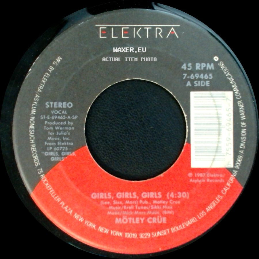 Mötley Crüe - Girls, Girls, Girls / Sumthin' For Nuthin' side A