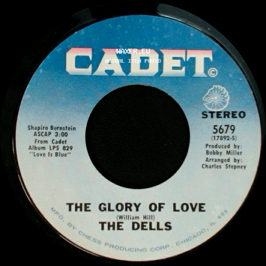 The Dells - The Glory Of Love / A Whiter Shade Of Pale side A