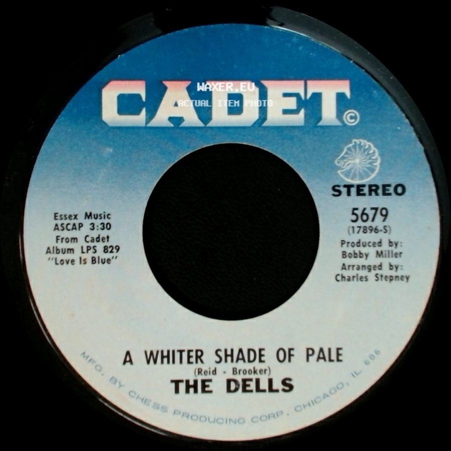 The Dells - The Glory Of Love / A Whiter Shade Of Pale side B