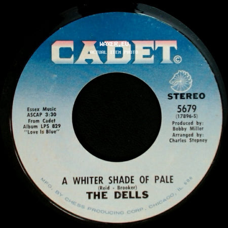 The Dells - The Glory Of Love / A Whiter Shade Of Pale side B