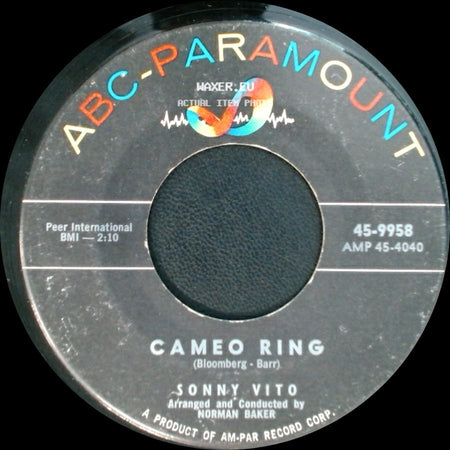 Sonny Vito - Teen Age Blues / Cameo Ring side B