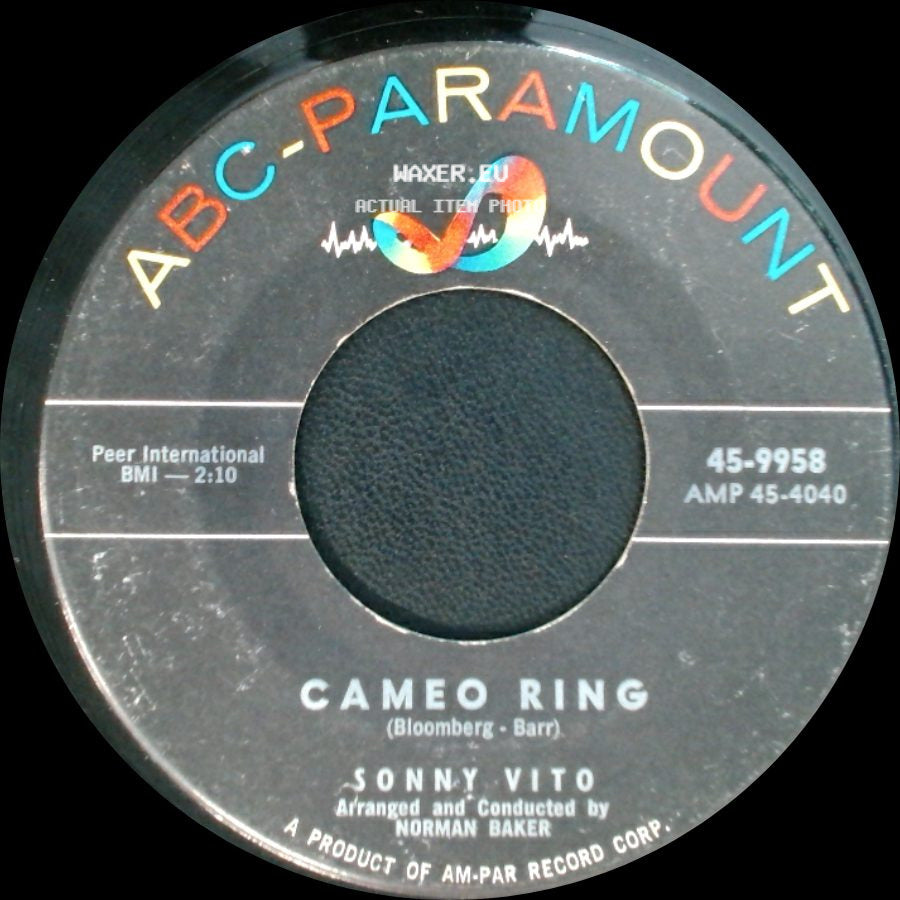 Sonny Vito - Teen Age Blues / Cameo Ring side B