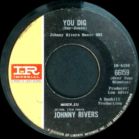 Johnny Rivers - You Dig / Secret Agent Man side A