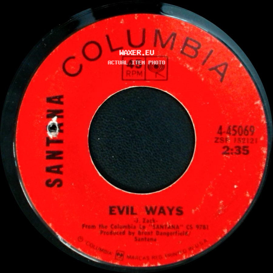Santana - Evil Ways / Waiting side A