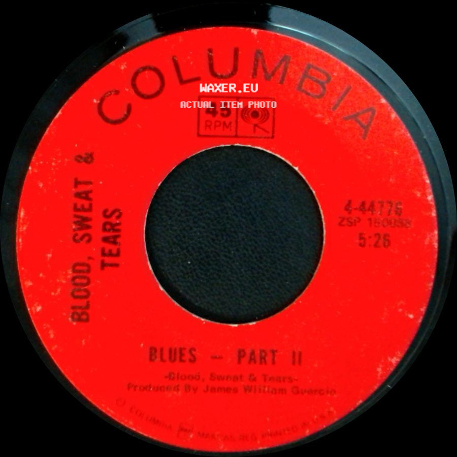 Blood, Sweat & Tears - Blues - Part Ii / You've Made Me So Very Happy side A