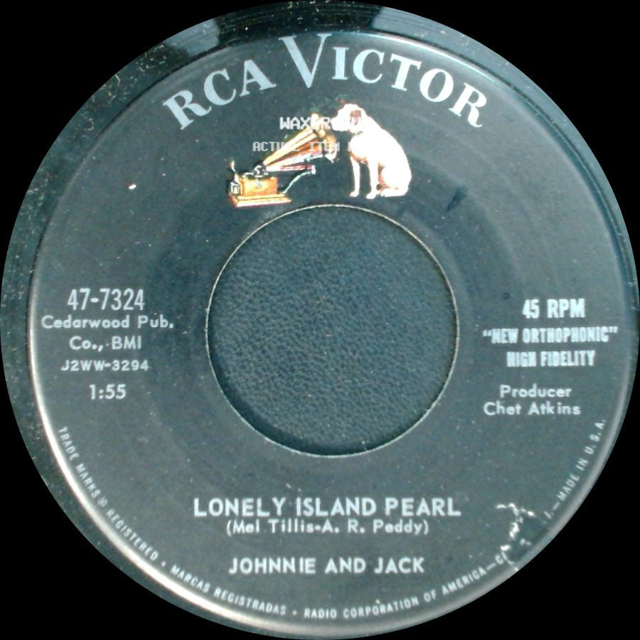 Johnnie And Jack - Lonely Island Pearl / Leave Our Moon Alone side A