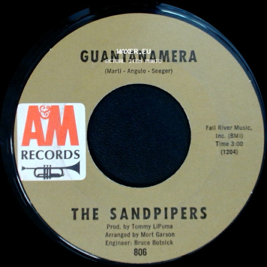 The Sandpipers - Guantanamera / What Makes You Dream, Pretty Girl? side A