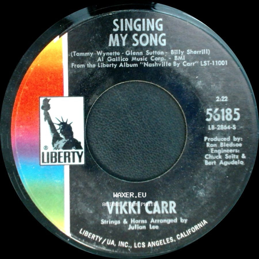 Vikki Carr - Singing My Song / Make It Rain side A