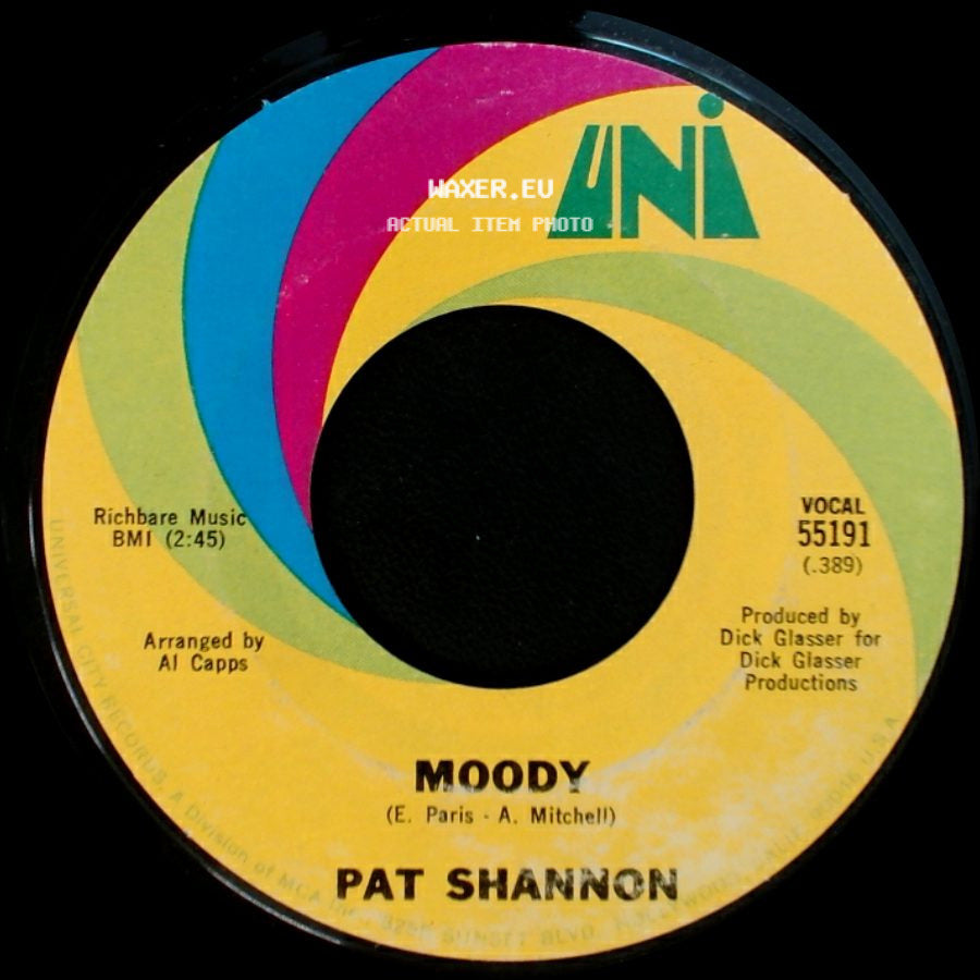 Pat Shannon - Moody / Back To Dreamin' Again side A