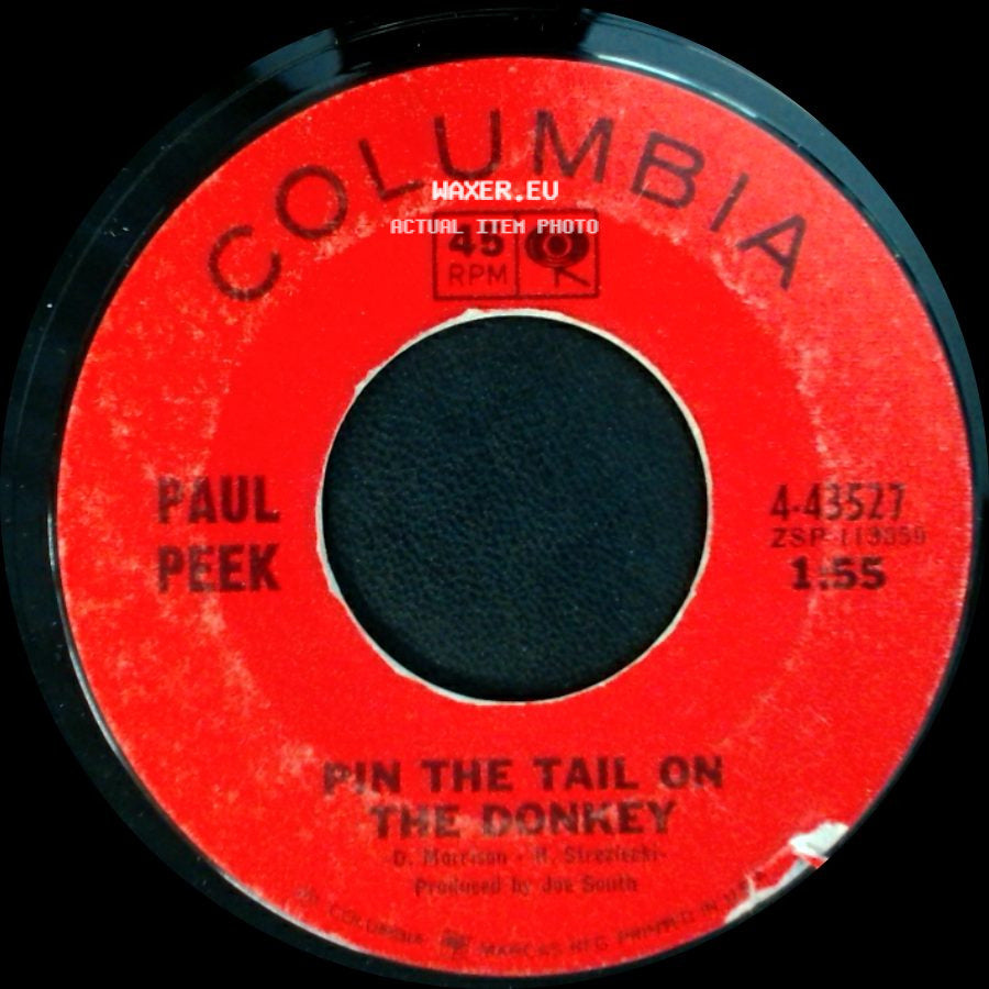 Paul Peek - Pin The Tail On The Donkey / Rockin' Pneumonia And Boogie Woogie Flu side A