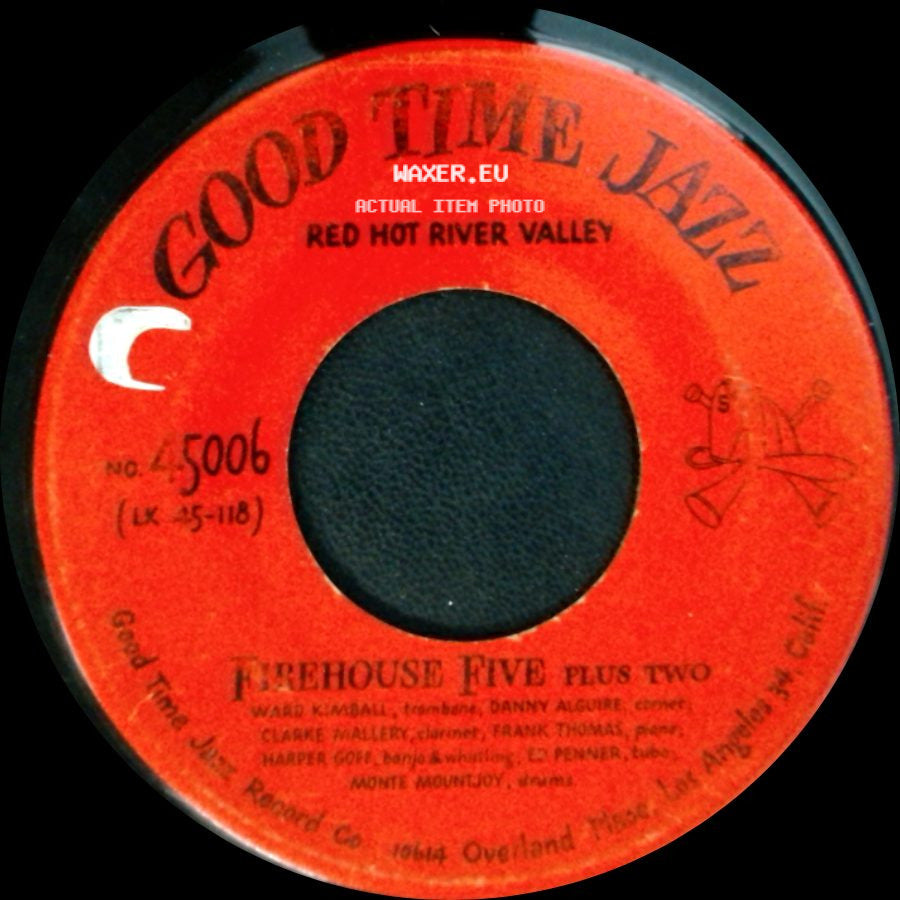 Firehouse Five Plus Two - Riverside Blues / Red Hot River Valley side B