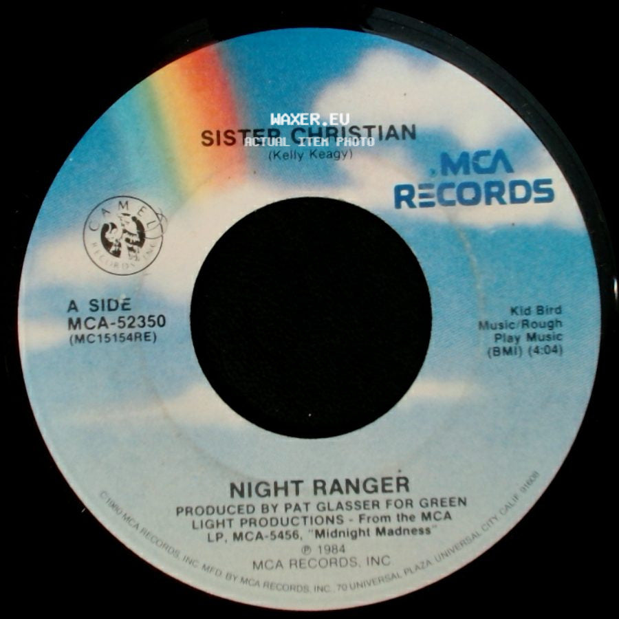 Night Ranger - Sister Christian / Chippin' Away side A