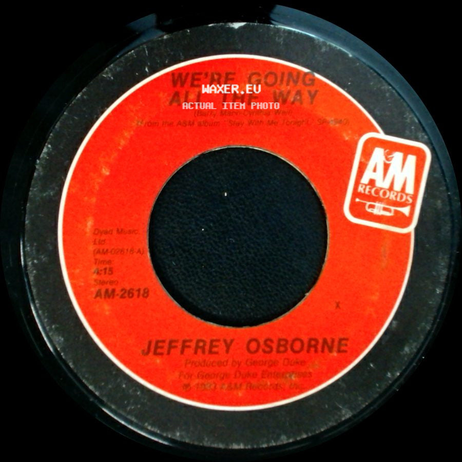 Jeffrey Osborne - Two Wrongs Don't Make A Right / We're Going All The Way side B