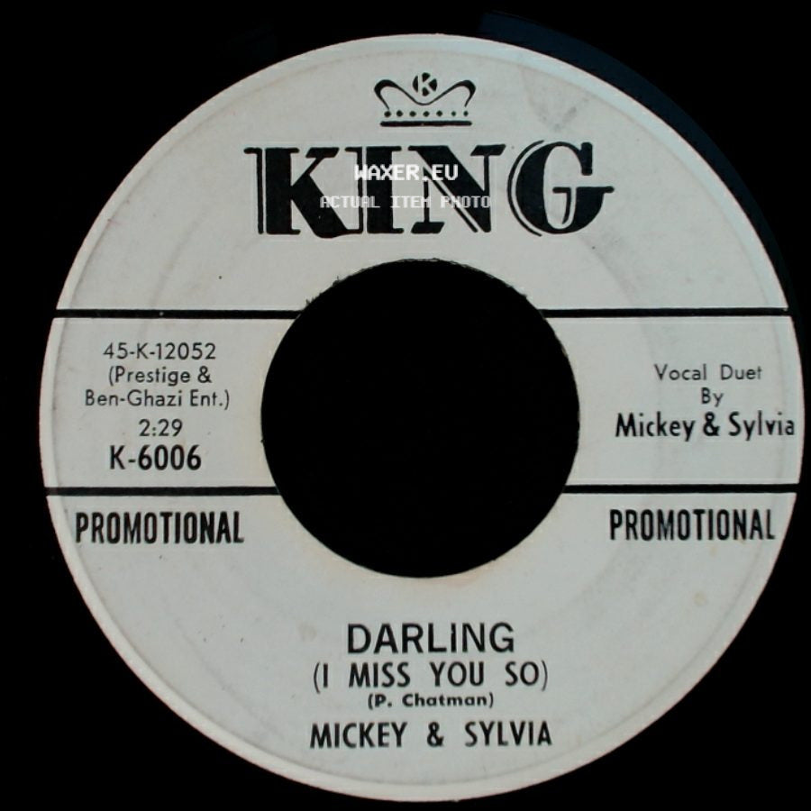 Mickey & Sylvia - Love Is Strange / Darling (I Miss You So) side B