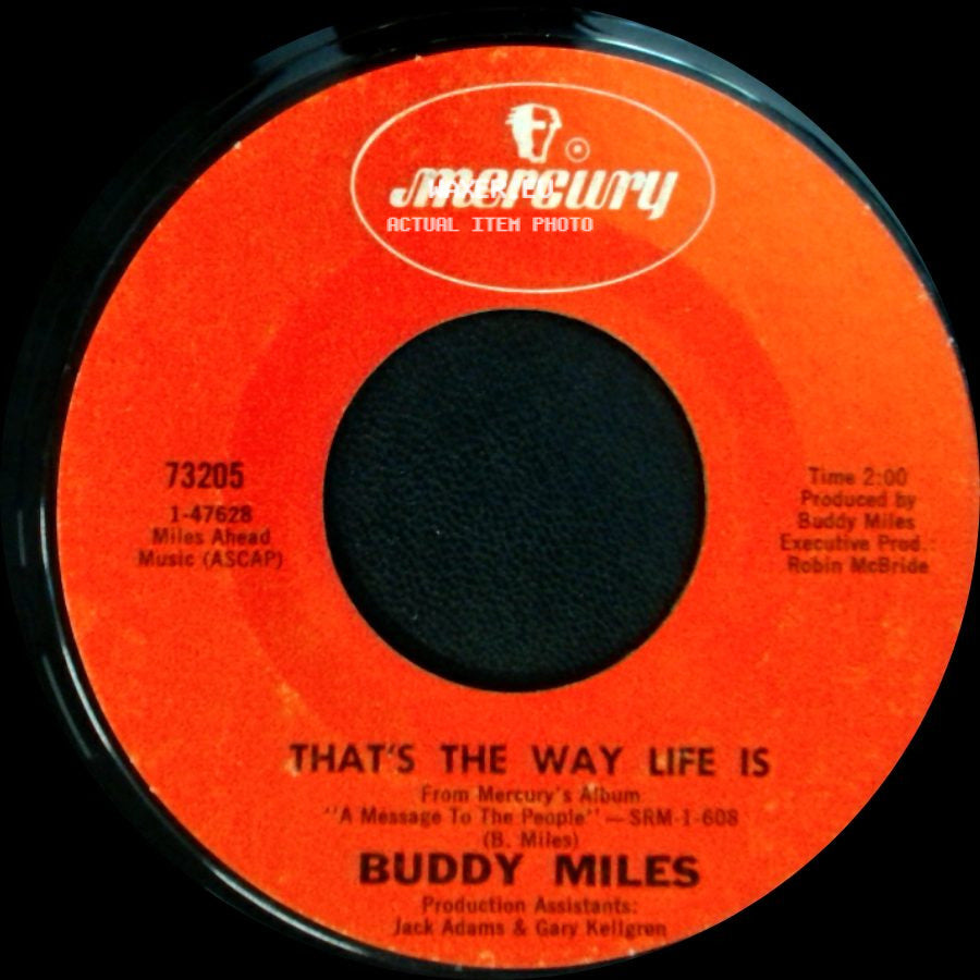 Buddy Miles - That's The Way Life Is / Wholesale Love side A