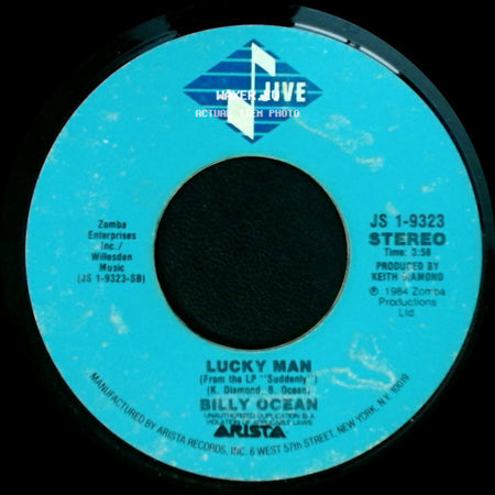 Billy Ocean - Suddenly / Lucky Man side B