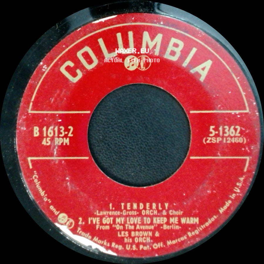 Les Brown & His Orch. / Les Brown And His Band Of Renown - Tenderly / I've Got My Love To Keep Me Warm / Slaughter On Tenth Avenue (Two Parts) From "On Your Toes" - Hart-Rodgers side A