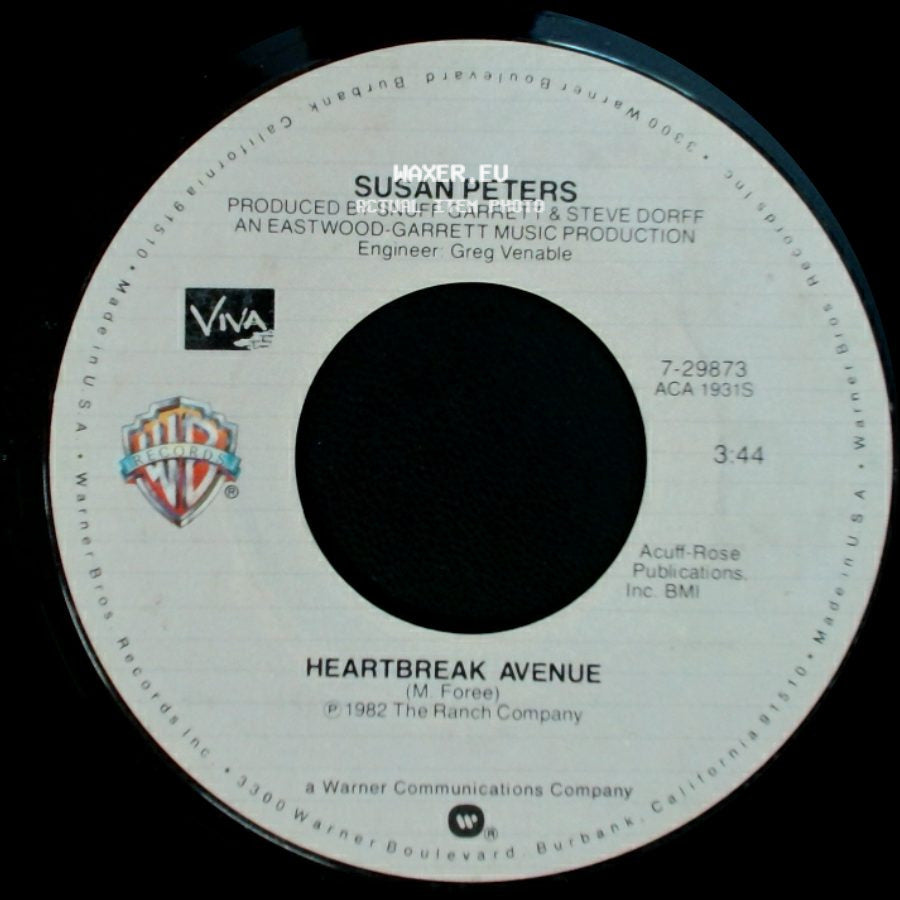 Susan Peters - Why'd I Hire A Wino To Decorate Our Home / Heartbreak Avenue side B