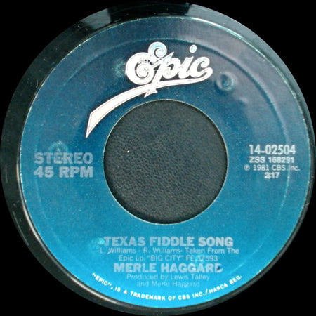 Merle Haggard - My Favorite Memory / Texas Fiddle Song side B