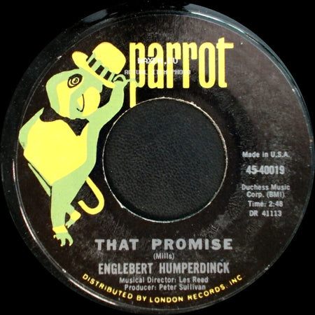 Englebert Humperdinck - The Last Waltz / That Promise side B