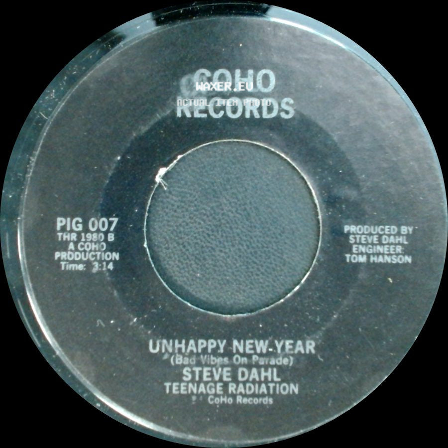 Steve Dahl / Steve Dahl Teenage Radiation - Unhappy New Year (Bad Vibes On Parade) / Ayatollah side A
