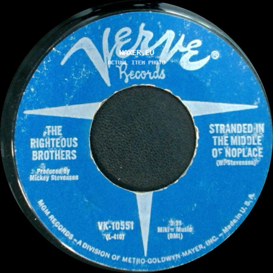 The Righteous Brothers - Stranded-In The Middle Of Noplace / Been So Nice side A