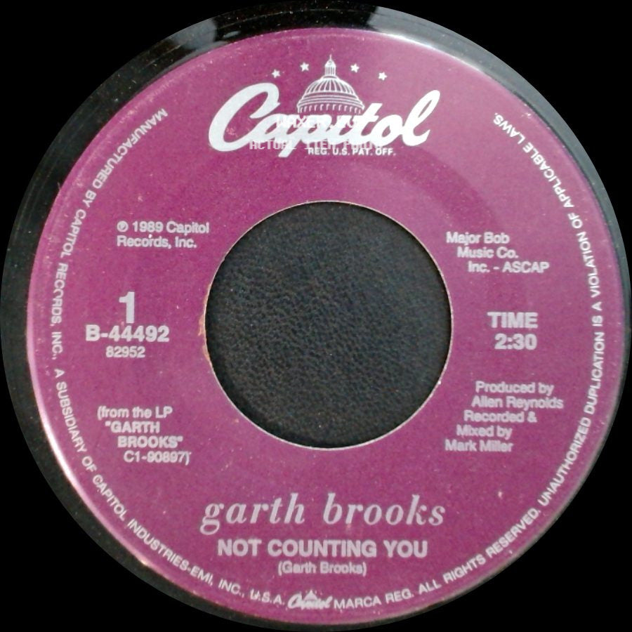 Garth Brooks - Not Counting You / Cowboy Bill side A