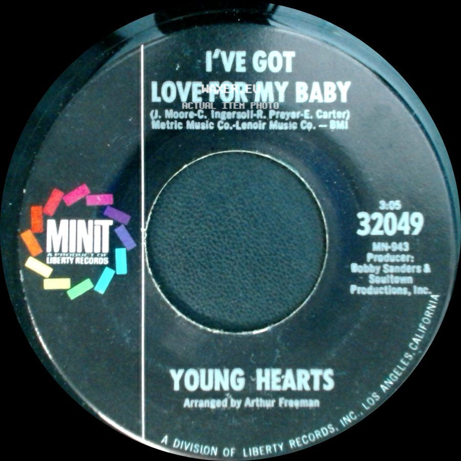 Young Hearts - I've Got Love For My Baby / Takin' Care Of Business side A