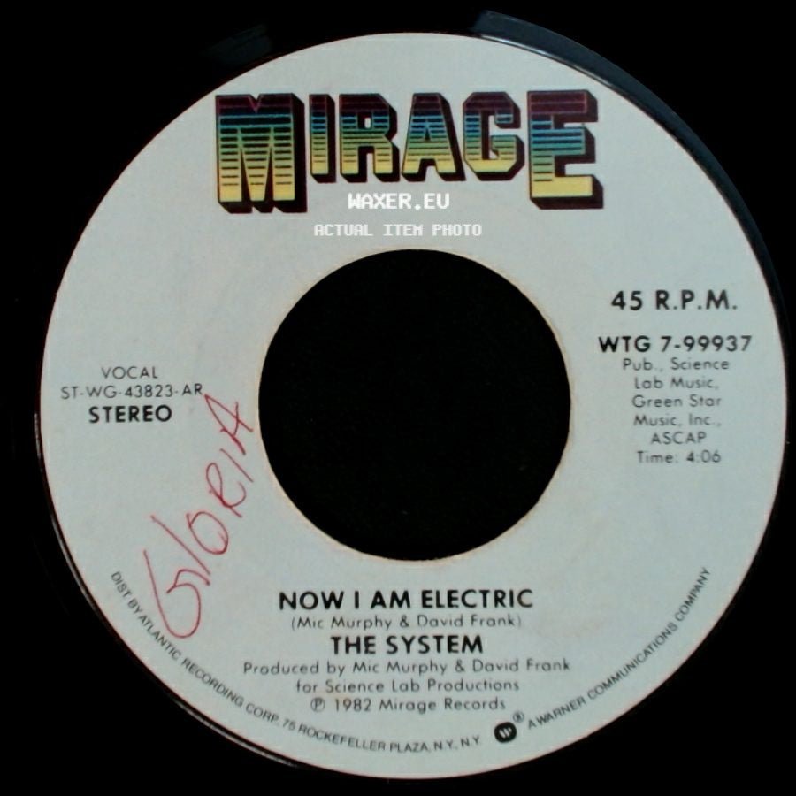 The System - You Are In My System / Now I Am Electric side B