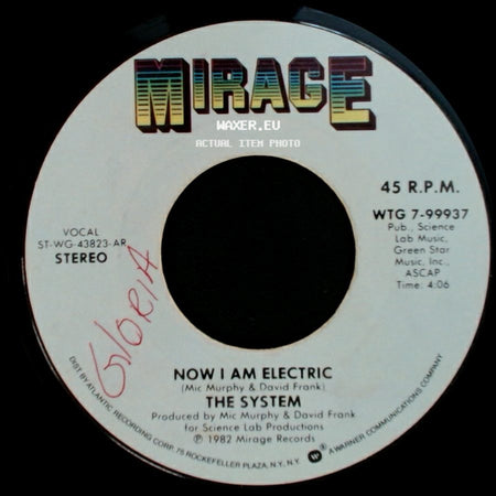 The System - You Are In My System / Now I Am Electric side B