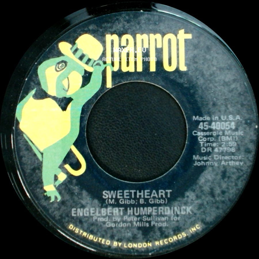 Engelbert Humperdinck - Born To Be Wanted / Sweetheart side B