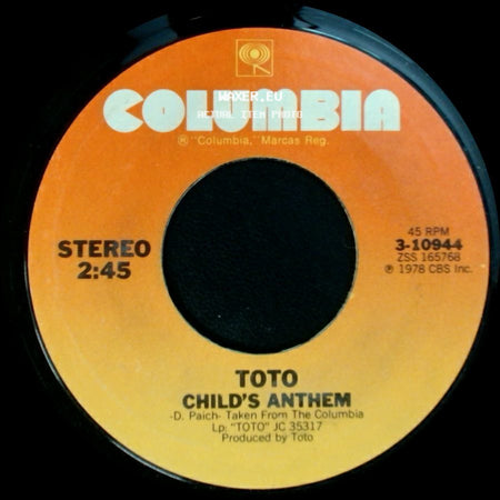 Toto - Child's Anthem / Georgy Porgy side A