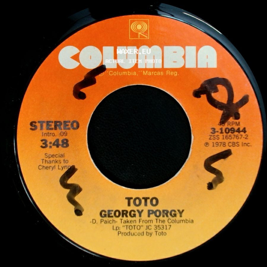 Toto - Child's Anthem / Georgy Porgy side B