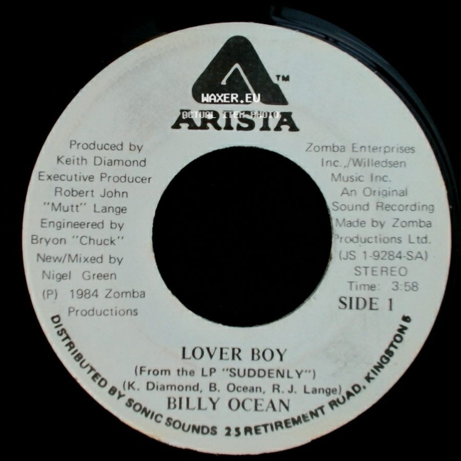 Billy Ocean - Lover Boy / Lover Boy (Dub Mix) side A