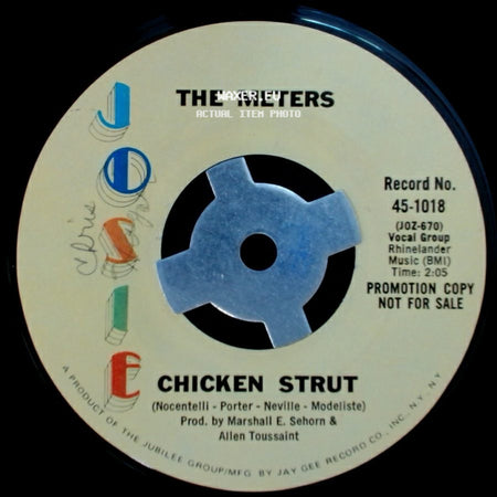 The Meters - Chicken Strut / Chicken Strut side A