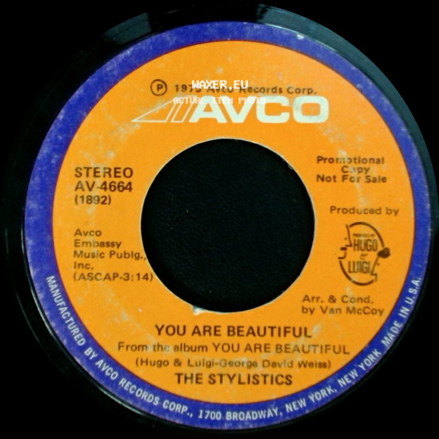 The Stylistics - You Are Beautiful / You Are Beautiful side A