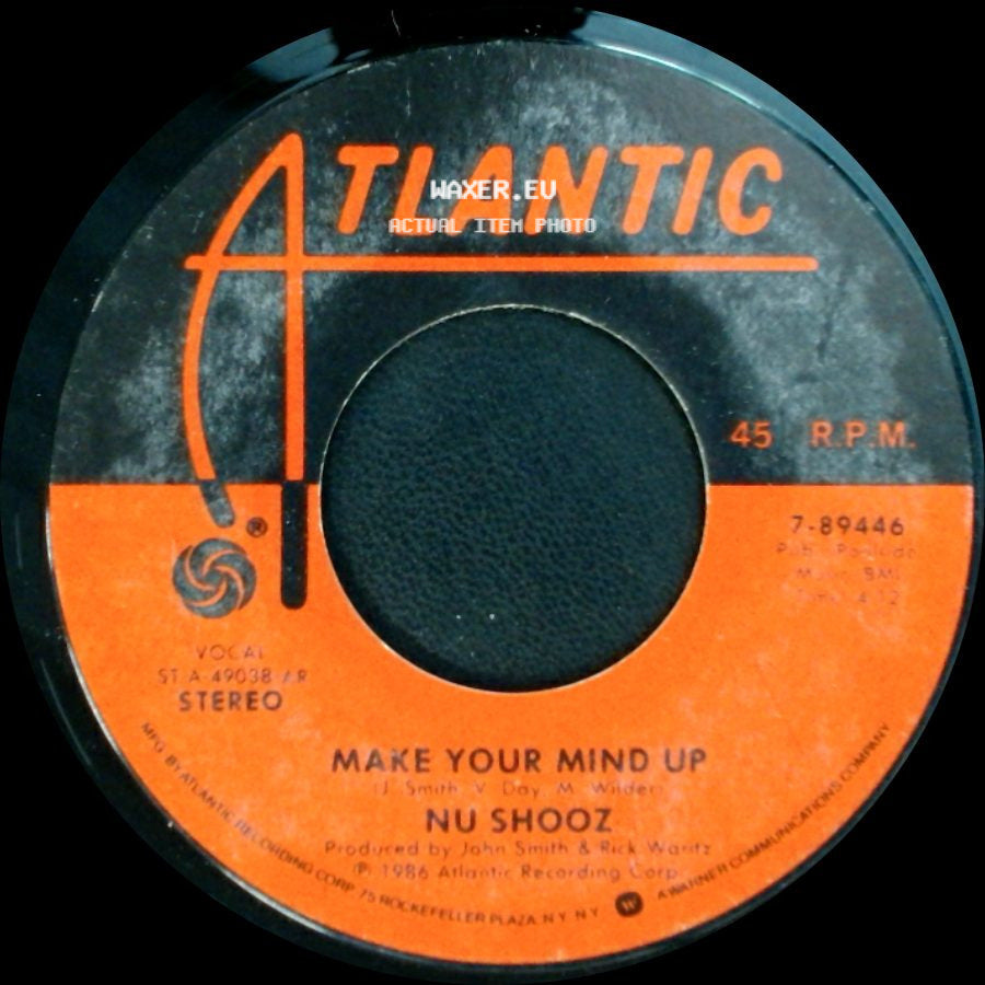 Nu Shooz - Make Your Mind Up / I Can't Wait side A