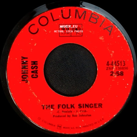 Johnny Cash - The Folk Singer / Folsom Prison Blues side A