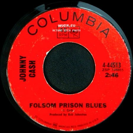 Johnny Cash - The Folk Singer / Folsom Prison Blues side B