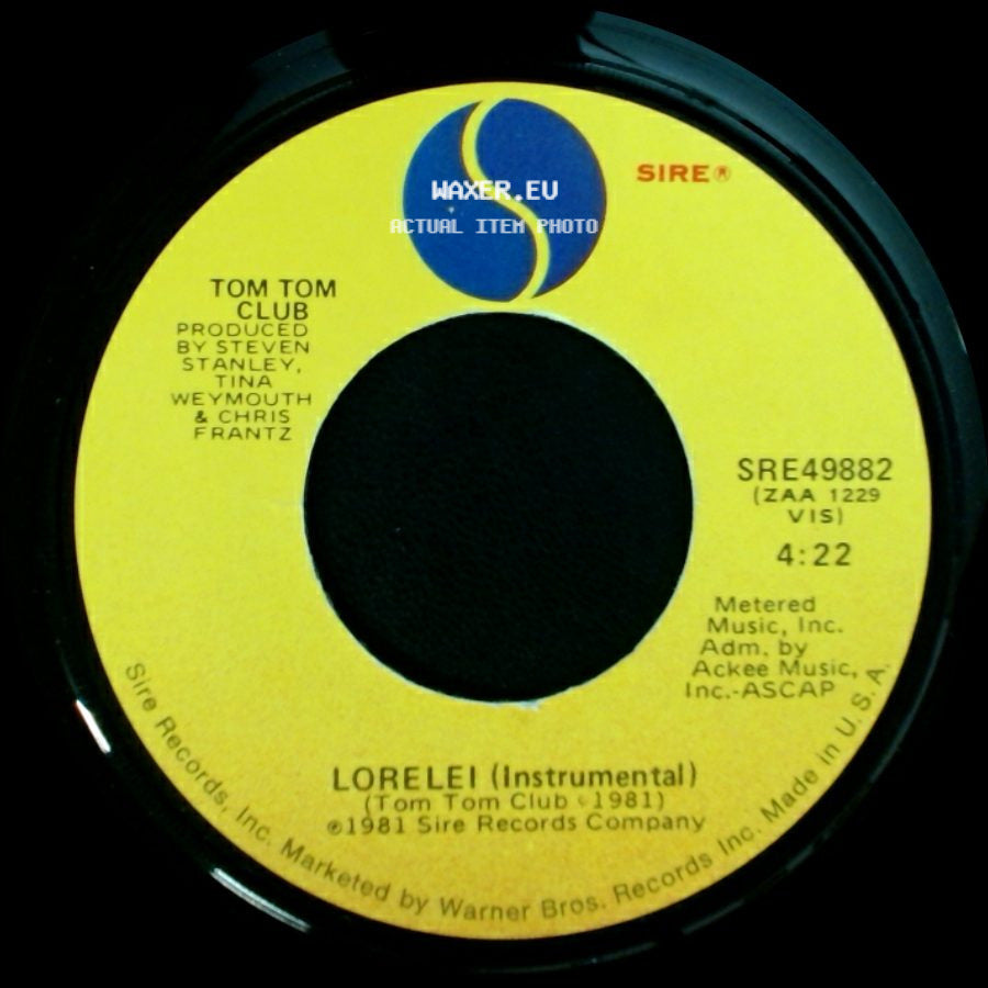 Tom Tom Club - Lorelei (Instrumental) / Genius Of Love side A