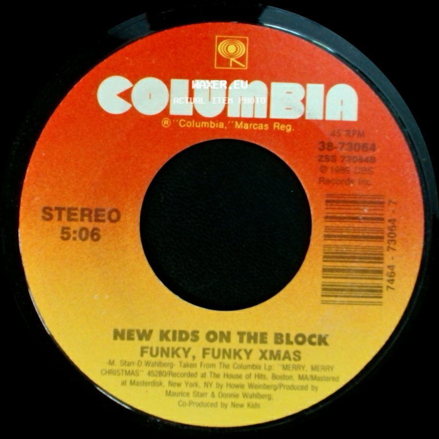 New Kids On The Block - This One's For The Children / Funky, Funky Xmas side B