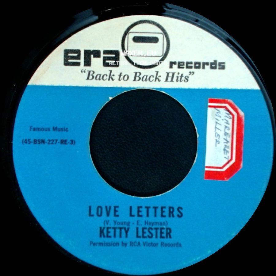 Ketty Lester - Love Letters / But Not For Me side A