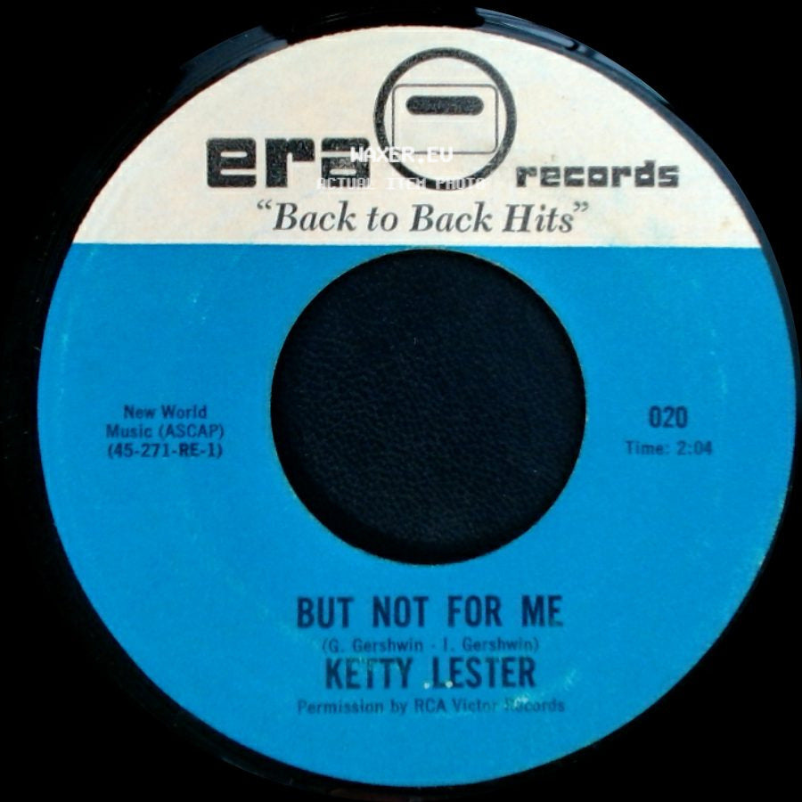 Ketty Lester - Love Letters / But Not For Me side B